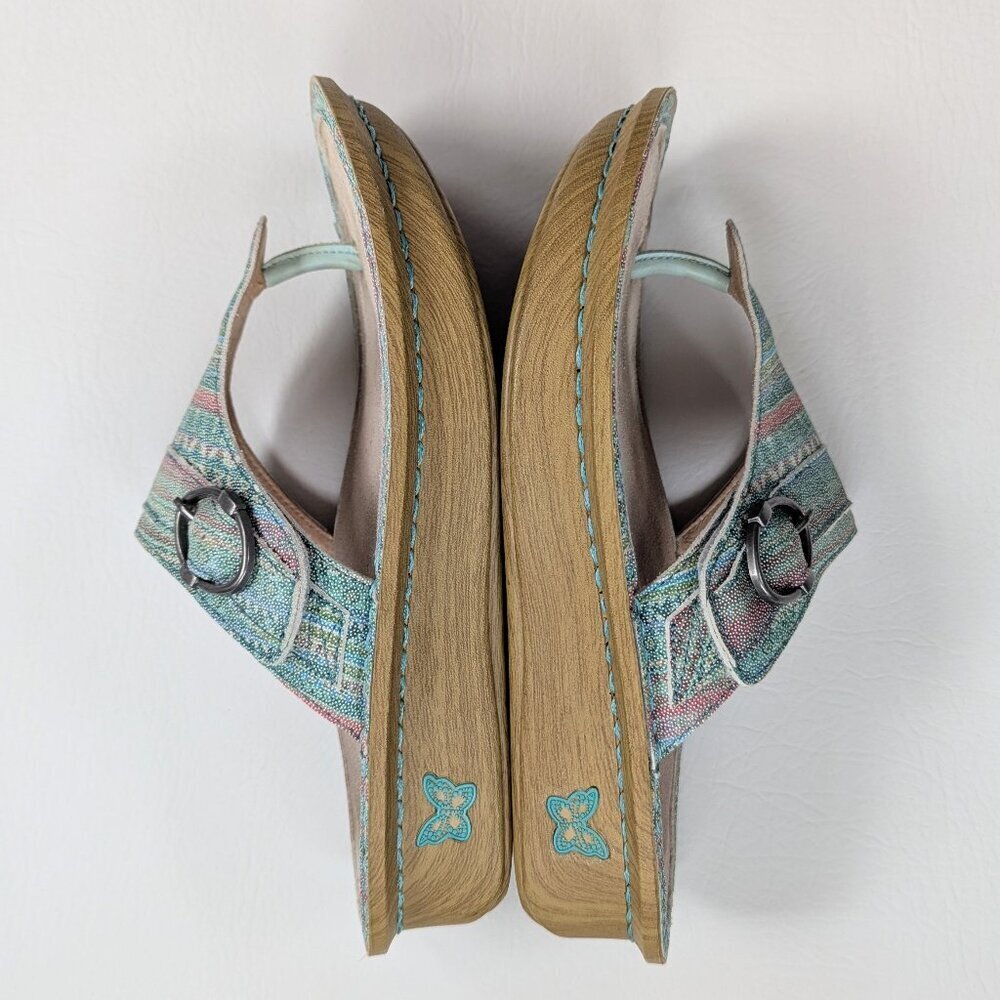 Alegria Codi Seascape Thong Sandals Size 8 - 8.5 - Picture 5 of 9